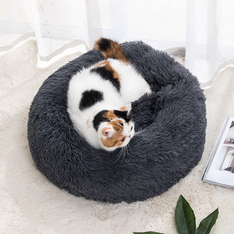 Winter Warm Pet Bed Pet Supplies Cat, Dog Pet Bed grey