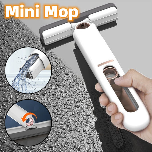 Mini Mops Floor Cleaning Sponge Squeeze Mop Household Kitchen Cleaning Tools Home Car Portable Wiper Glass Screen Desk Cleaner Mop main