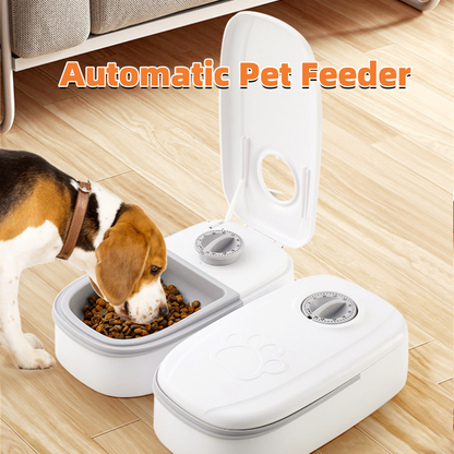 Automatic Pet Feeder Smart Food Dispenser For Cats Dogs Timer Stainless Steel Bowl Auto Dog Cat Pet Feeding