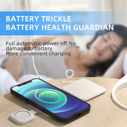 3 In 1 Magnetic Foldable Wireless Charger Charging Station Multi-device Folding Cell Phone Wireless Charger Gadgets3