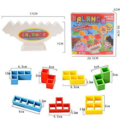 Balance Stacking Board Games Kids Adults Tower Block Toys For Family Parties Travel Games Boys Girls Puzzle Building Blocks Toy size