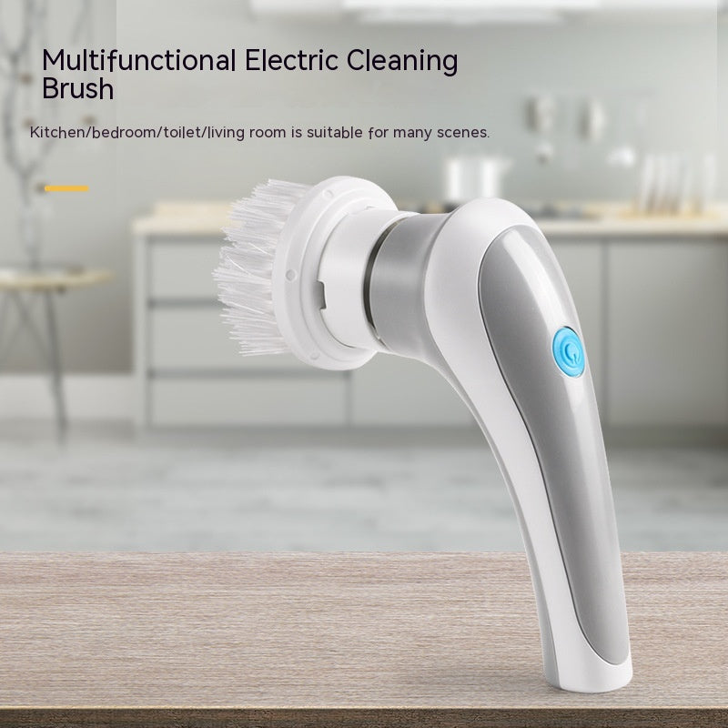 Electric Cleaning Brush 4 In 1 Spinning Scrubber Handheld Electric Cordless Cleaning Brush Portable2