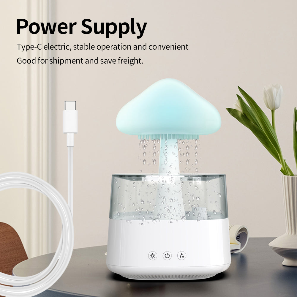 Rain Humidifier Mushroom Humidifier Rain Cloud Water Drop Humidifier supply