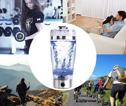 Electric Protein Shake Stirrer USB Shake Bottle Milk Coffee Blender Kettle Sports And Fitness Charging Electric Shaker Cup6