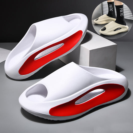 Ins Slippers Women Men Peep Toe Slipper Summer Hollow Unisex Beach Shoes