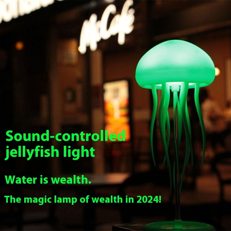 Jellyfish Mood Lamp LED Jellyfish Night Light Portable Jellyfish Decorations  3