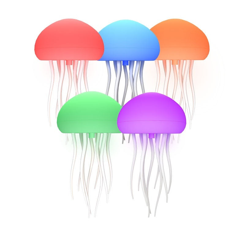 Jellyfish Mood Lamp LED Jellyfish Night Light Portable Jellyfish Decorations  4
