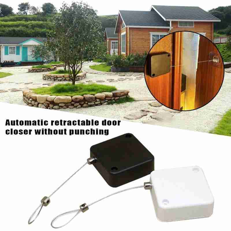 Automatic Door Closer Punch-Free Soft Close For Sliding Door Glass Door 500g-1000g Tension Closing Device