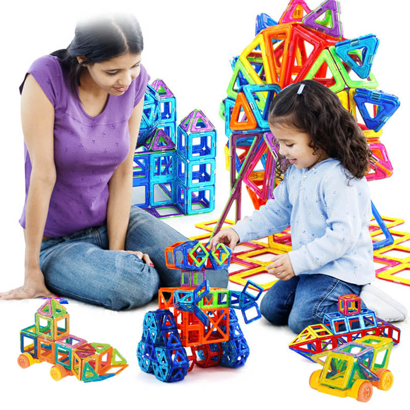 Magnetic Building Blocks DIY Magnets Toys For Kids Designer Construction Set Gifts For Children Toys 4