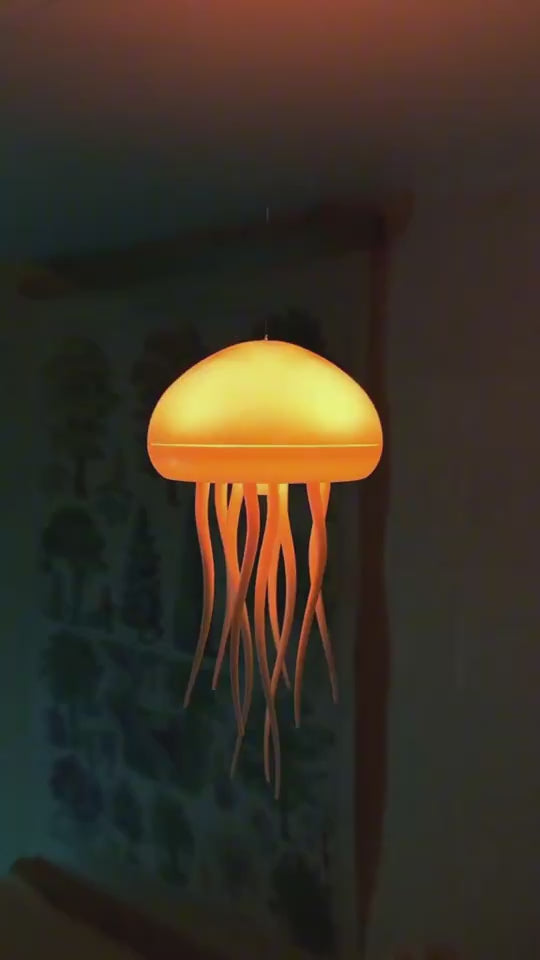 Jellyfish Mood Lamp LED Jellyfish Night Light Portable Jellyfish Decorations faax 1