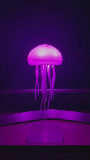 Jellyfish Mood Lamp LED Jellyfish Night Light Portable Jellyfish Decorations  faax 2