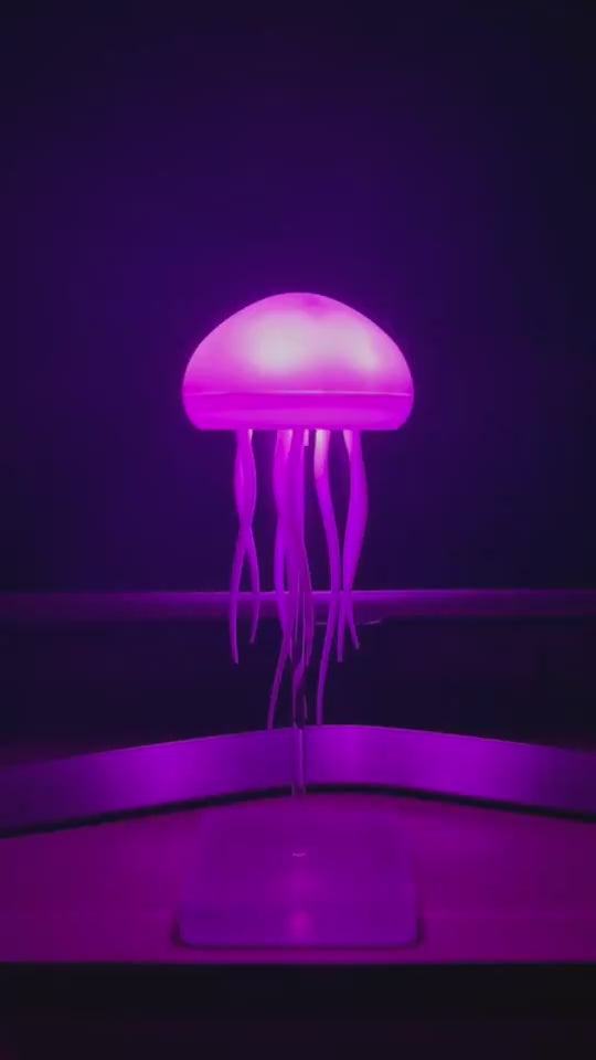 Jellyfish Mood Lamp LED Jellyfish Night Light Portable Jellyfish Decorations  faax 2