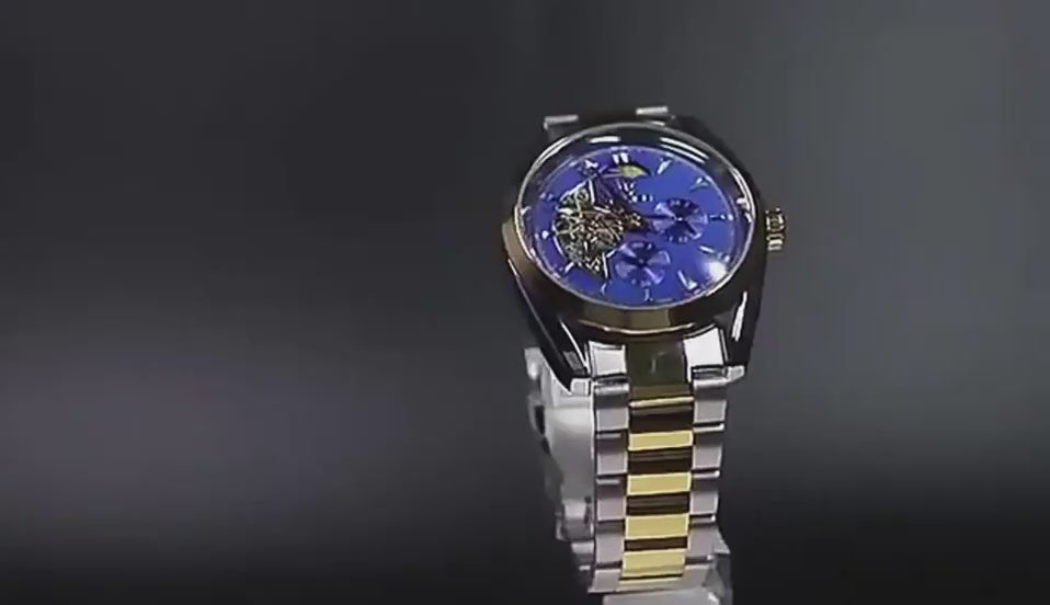 Faax Men's Business Mechanical Watches Men's Business Mechanical Watches vid