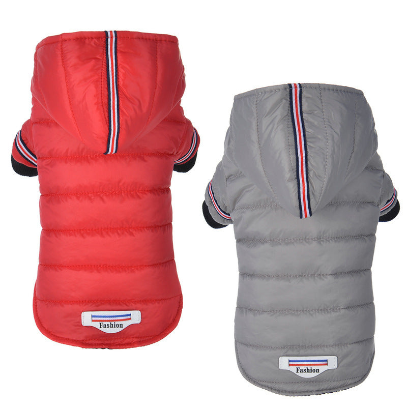 Pet Clothing Winter Down Cotton Clothes Thin Warm Cotton Clothes Dog Clothes