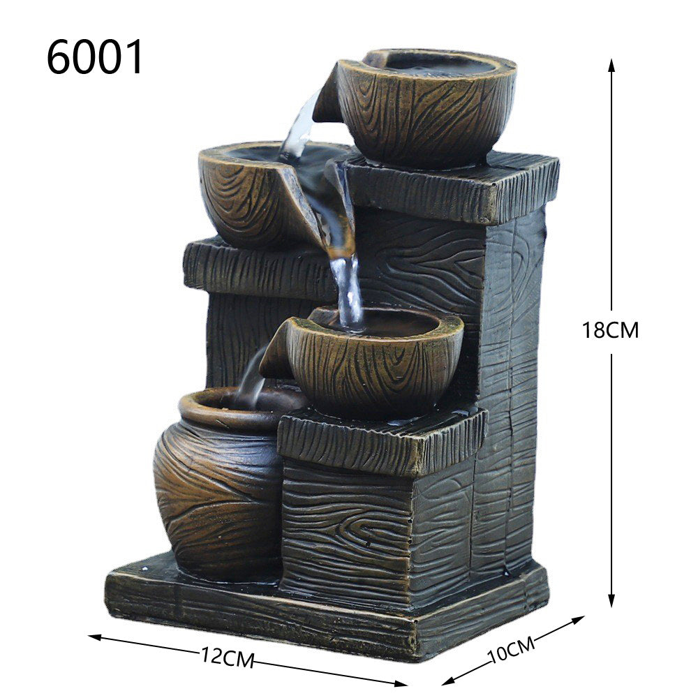 Desktop Rockery Flowing Water Home Decoration Living Water Fountains Indoor Table top