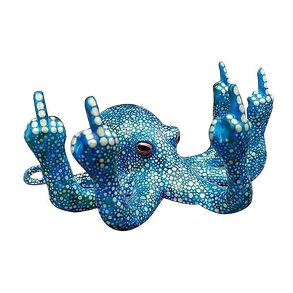 Octopus Luminous Decoration Design Home Spoof Garden Decoration Design Octopus blue