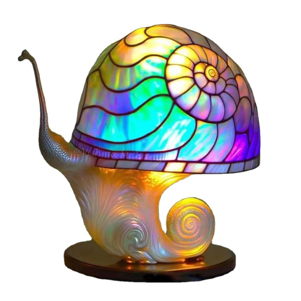 Colourful Different Shapes of Mushroom Table Lamp 4