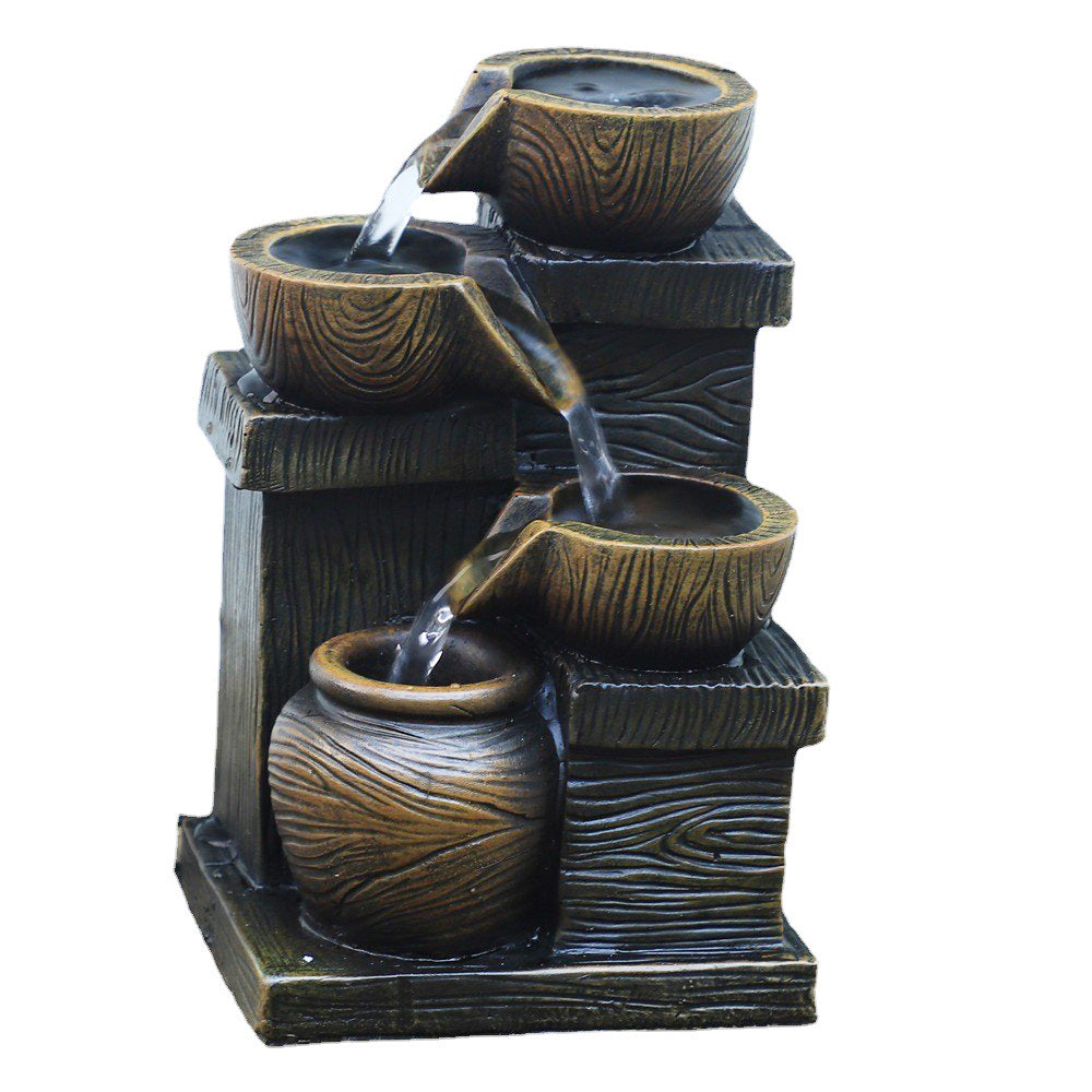 Desktop Rockery Flowing Water Home Decoration Living Water Fountains Indoor Table top